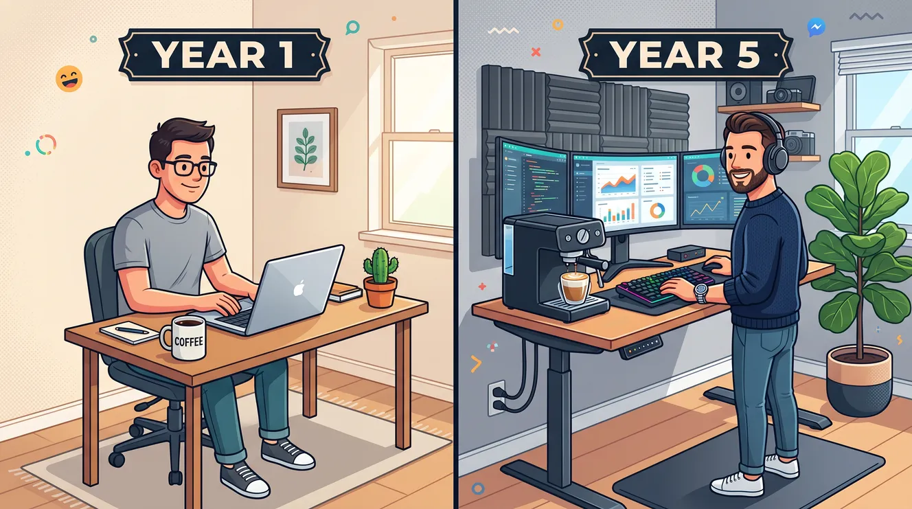 What "Lifestyle Inflation" Looks Like in Year 1 vs. Year 5 of a Raise