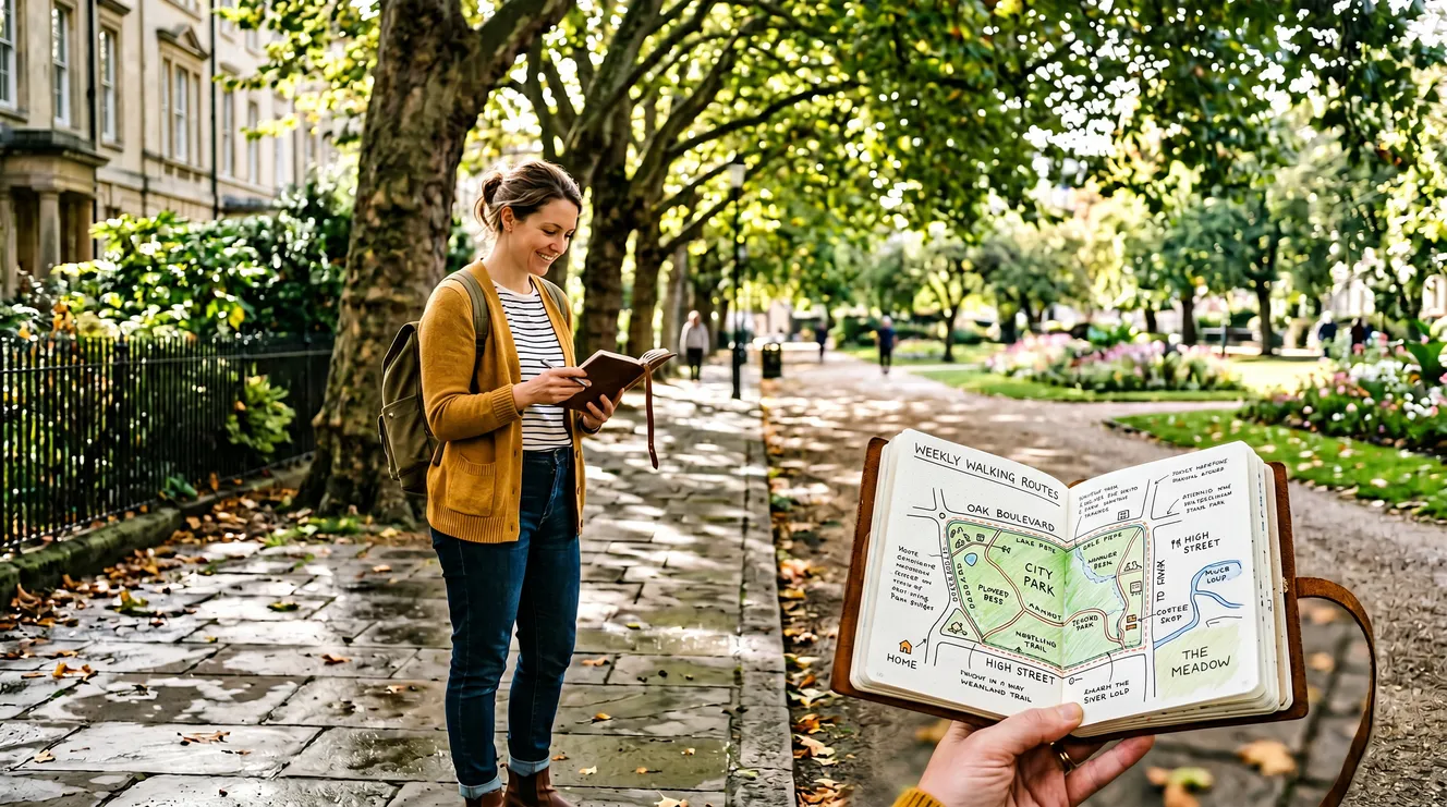 Walking as a Hobby, Not Exercise: Building a Weekly Route Library