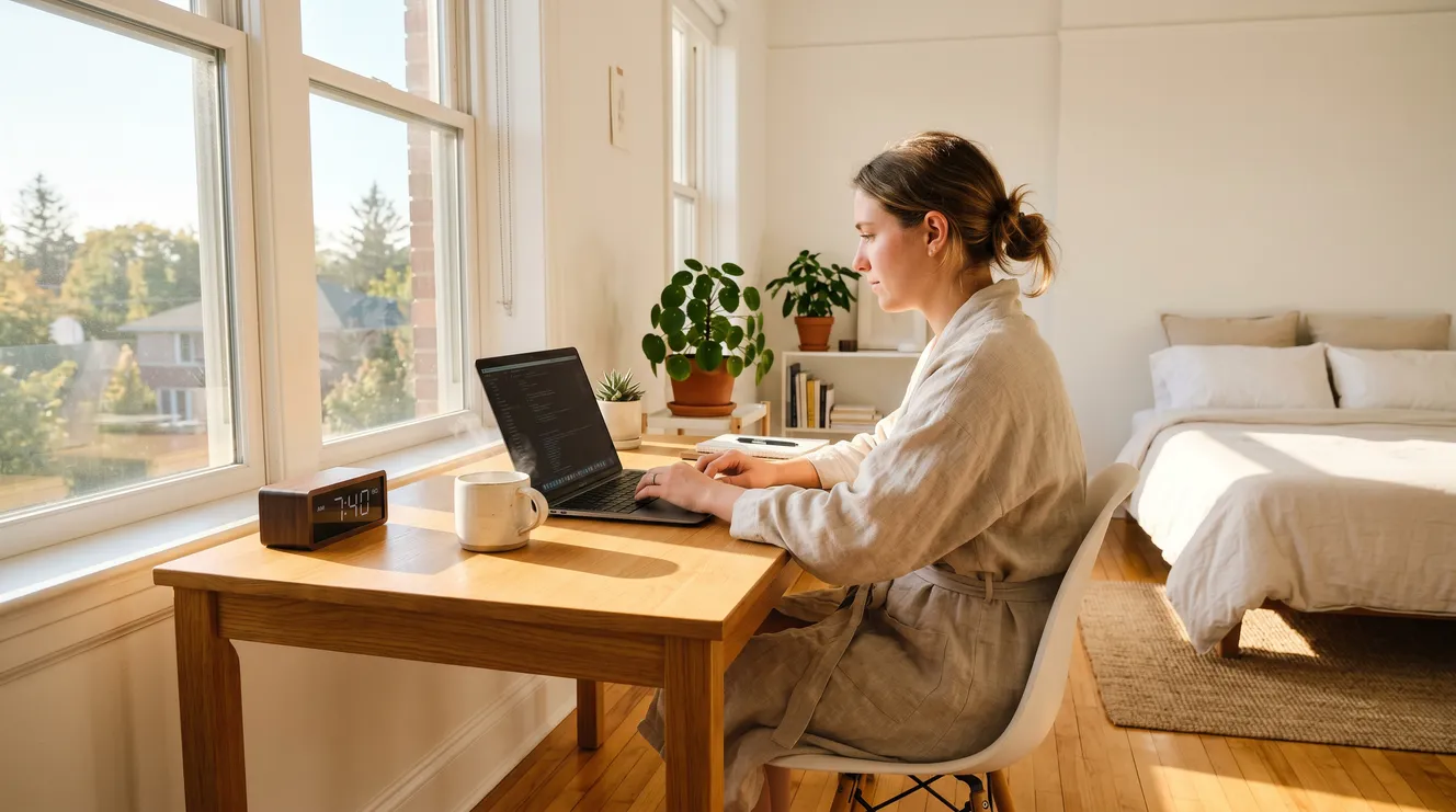 Slow Mornings on a Normal Work Schedule: What Actually Fits in 20 Minutes