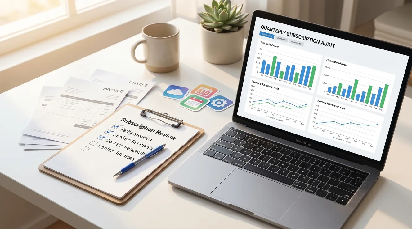 Subscription Audit: A Repeatable Quarterly Process That Actually Sticks